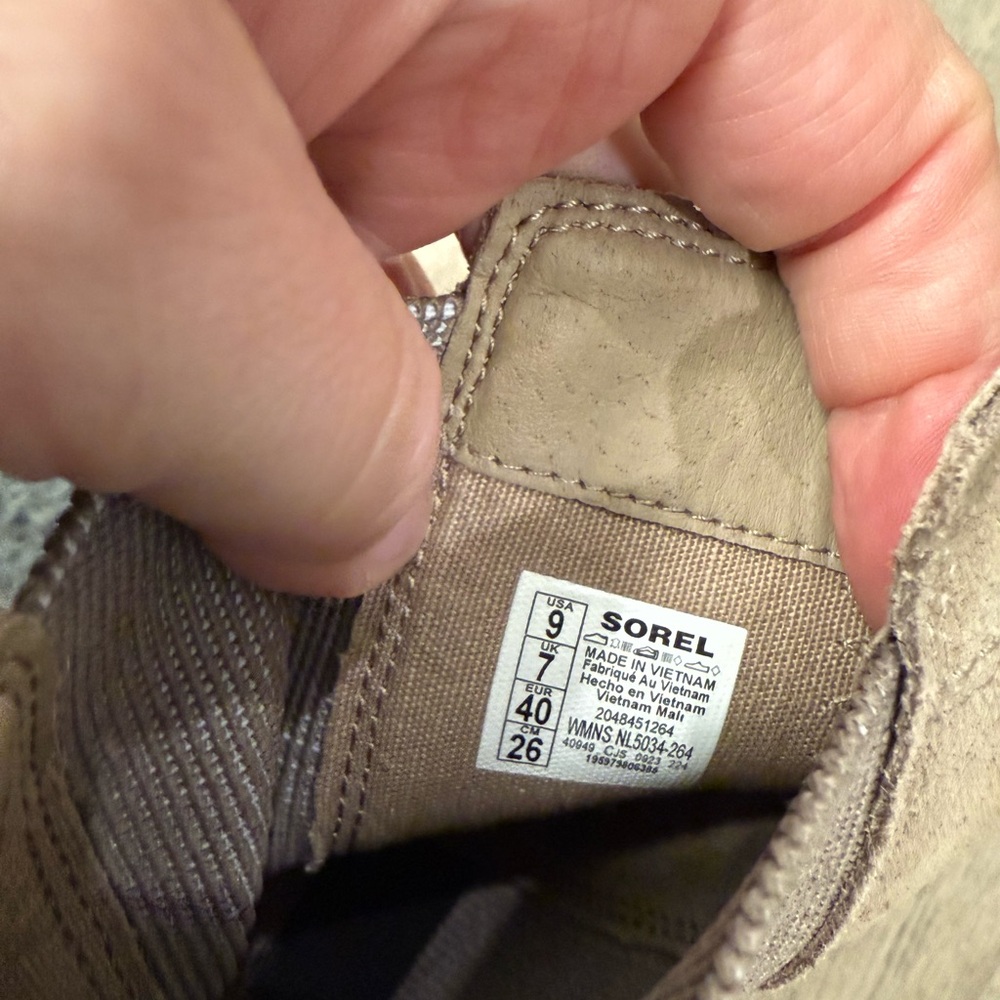 Sorel Women's Taupe Heeled Boots - Picture 4 of 7